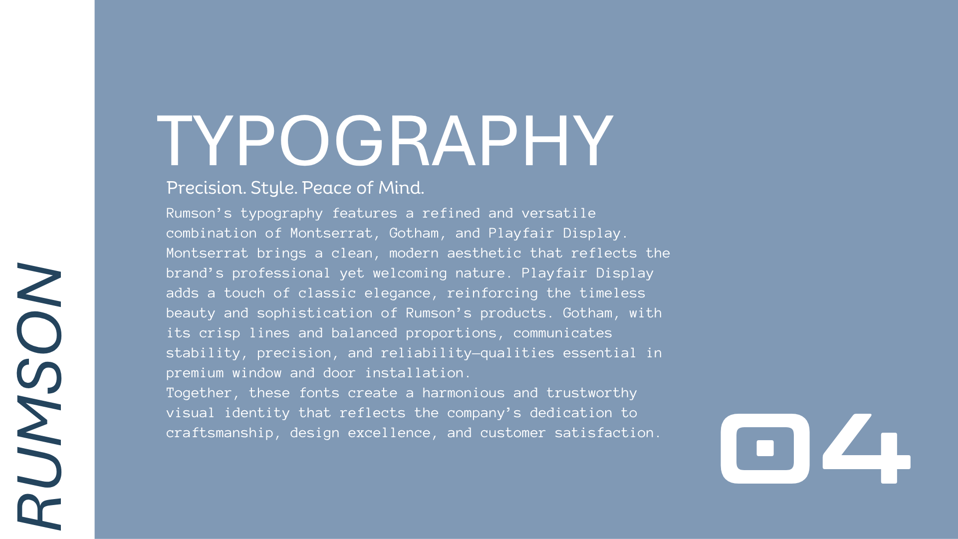 Typography page