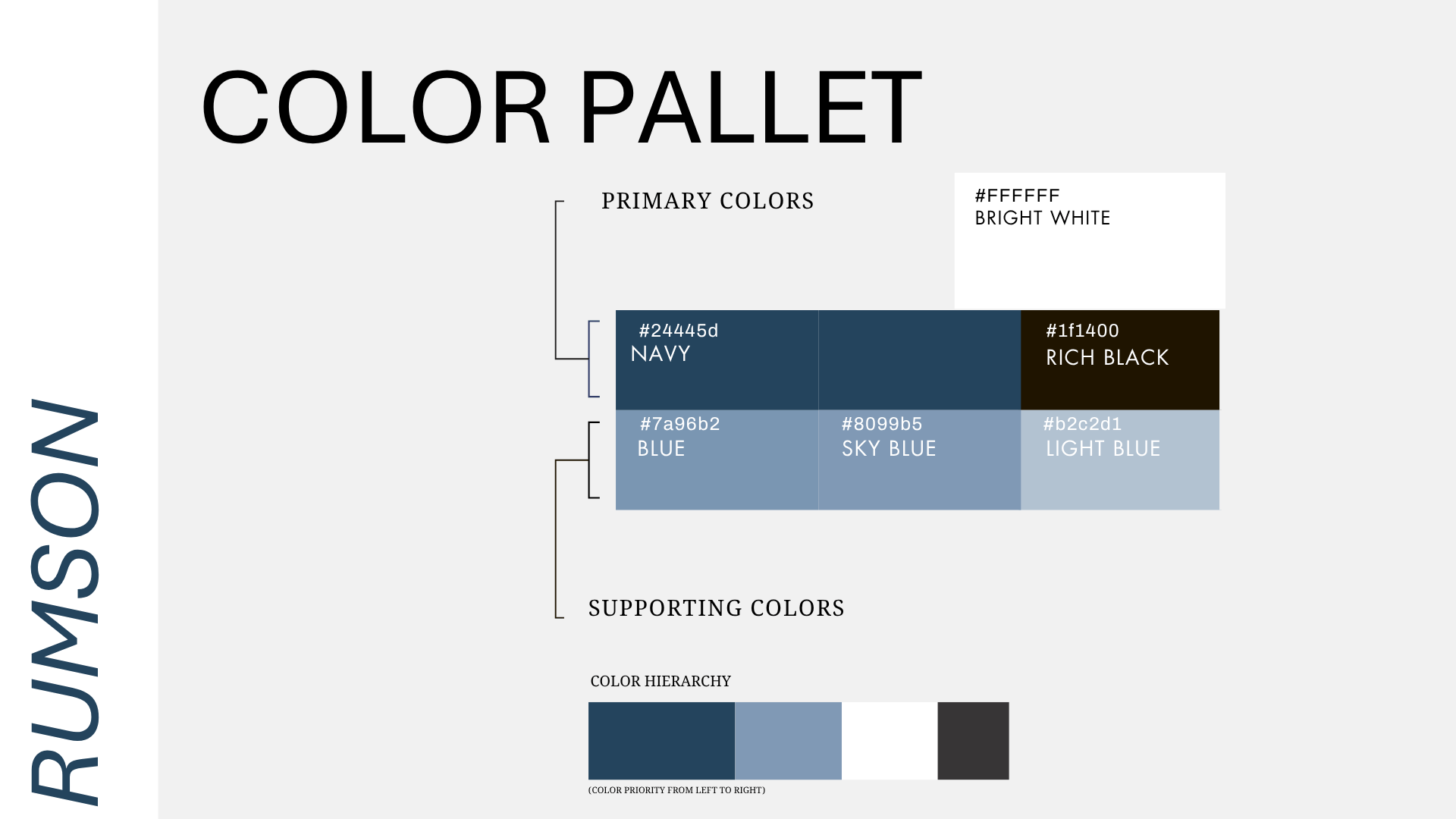Color palette page