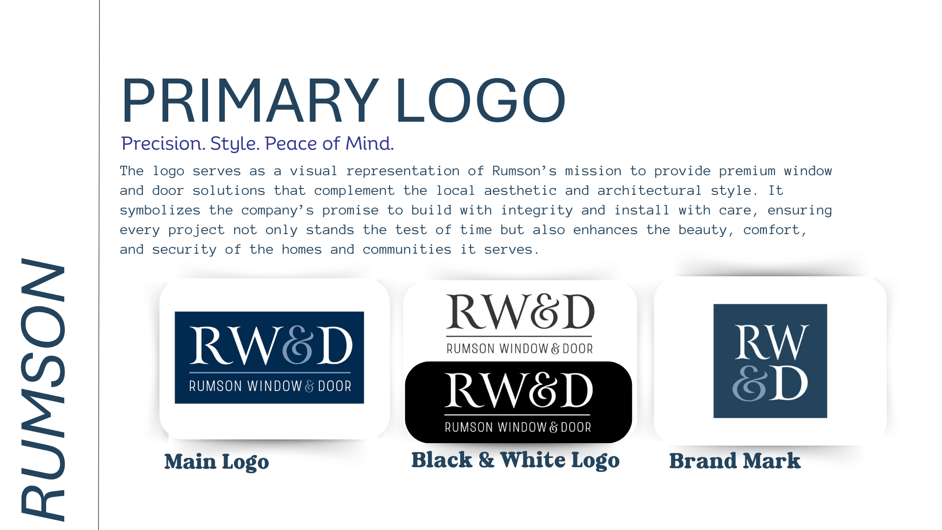 Primary logo variations page