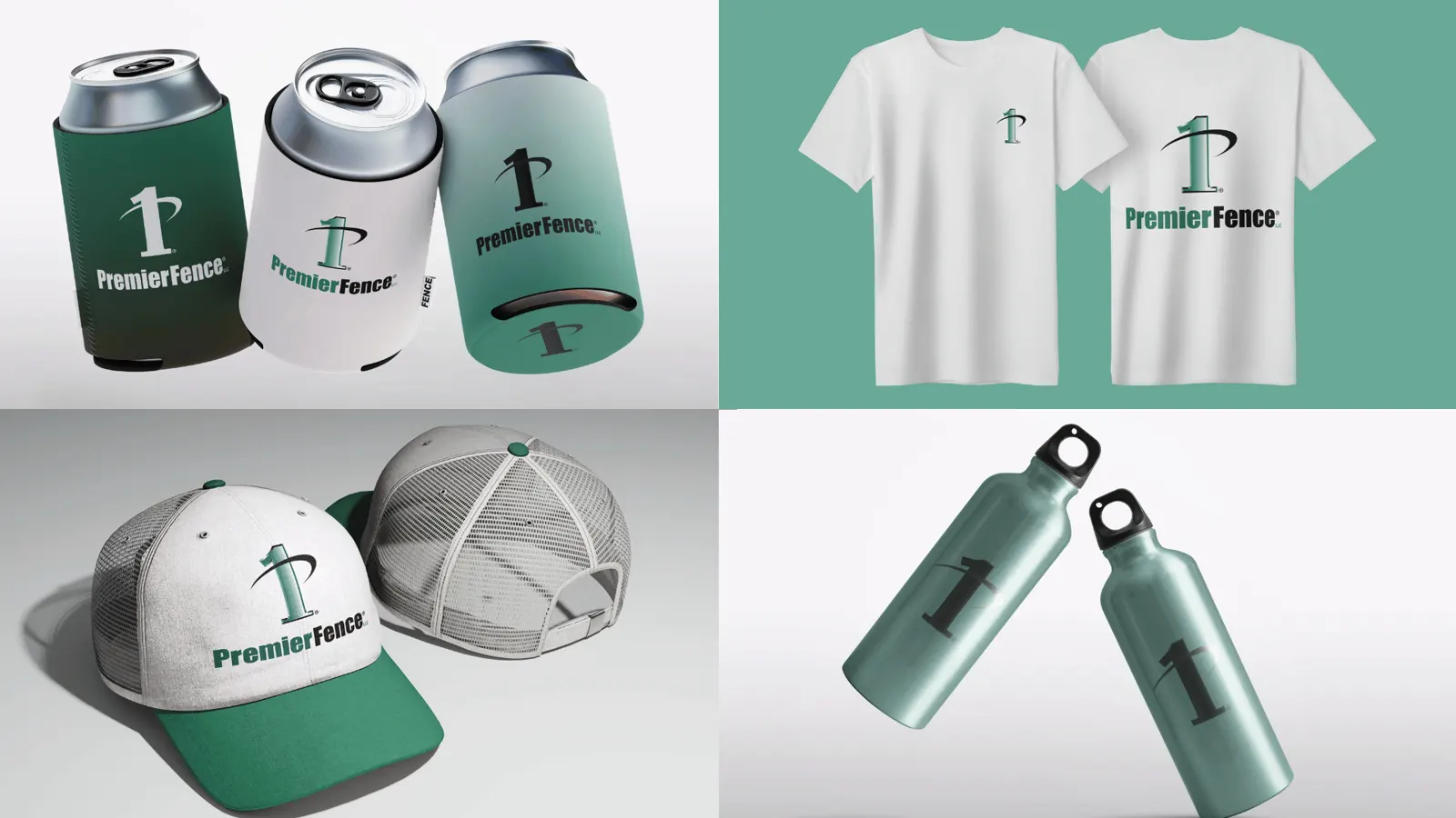 Branded merchandise mockups page