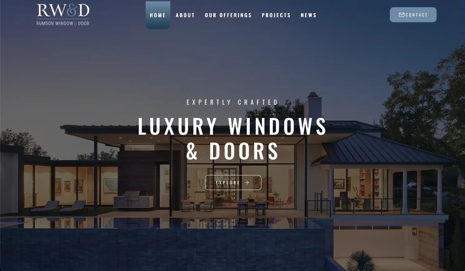 Rumson Window & Door homepage hero