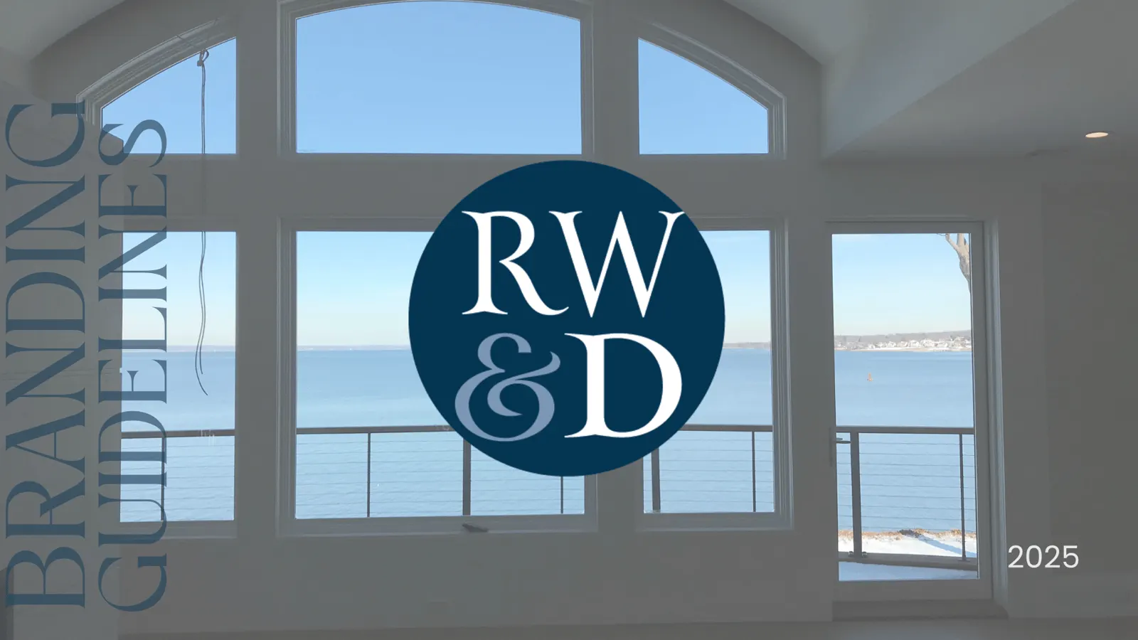 Rumson Window & Door branding guidelines cover