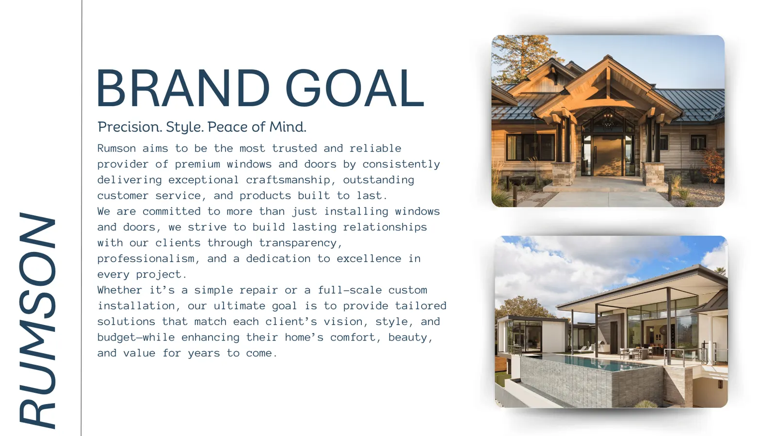 Brand goal page